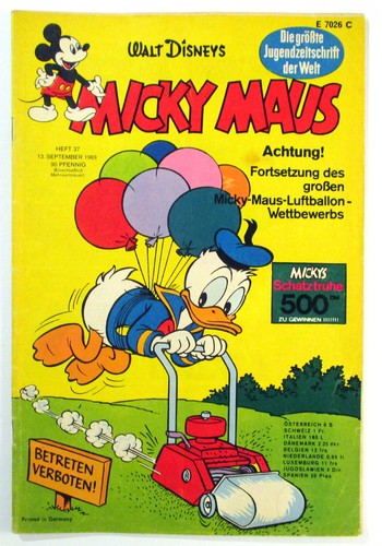 Micky maus 1969 heft vom - maus, 13