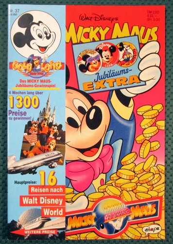 Micky maus 1991 heft 37 - 1991, vom
