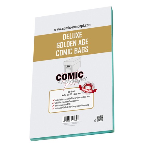 Comic concept deluxe golden - concept,
