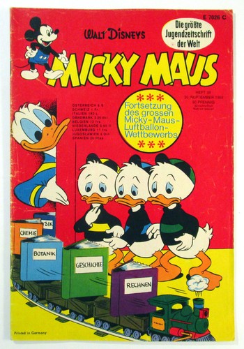 Micky maus 1969 heft vom - 1969,